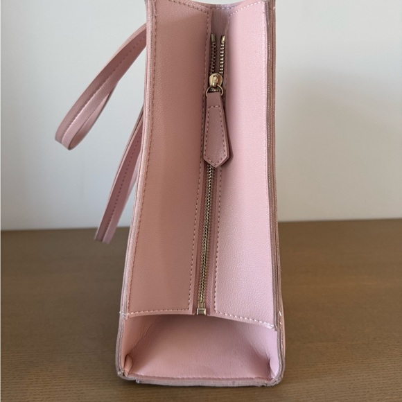 Urban Expressions Vegan Pink Handbag Totebag Barbiecore, Pastel, Rose, Spring - Picture 4 of 10